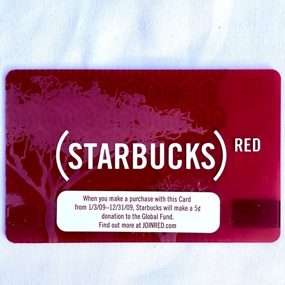 🧨CLEARANCE‼️RARE: 2009 Starbucks RED card - Picture 1 of 10